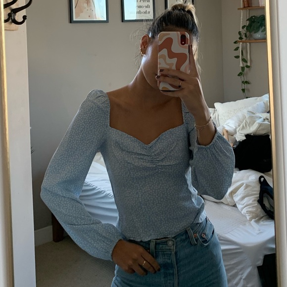 Floral long sleeve blouse - Picture 2 of 7